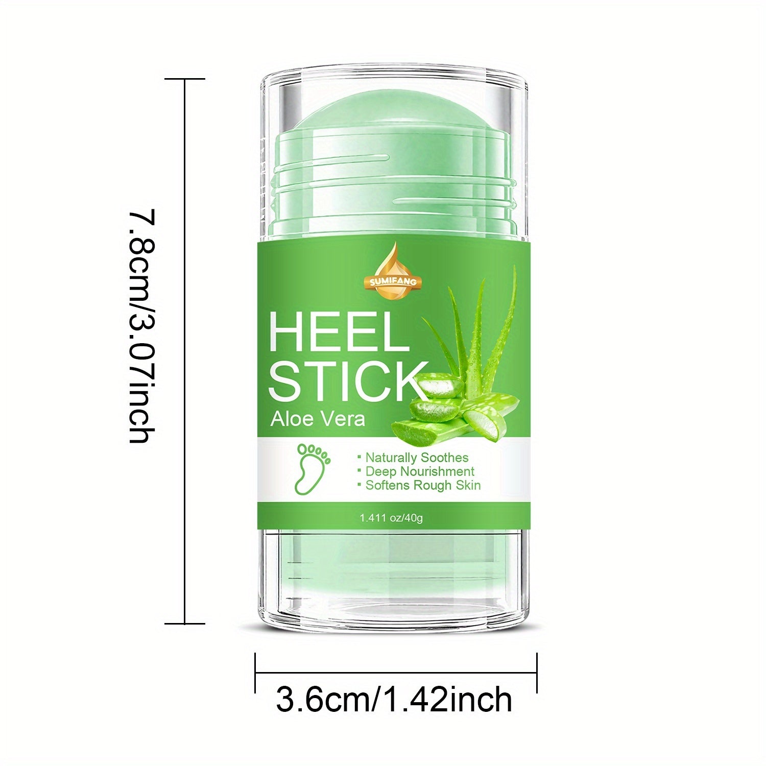 Aloe Vera Foot Cream Bar, Foot Care Cream, Highly Moisturizing, Nourishing Feet, Making Dry and Rough Foot Skin Moist, Smooth, Convenient to Use, Essential for Foot Care, Suitable for All Skin Types, Men and Women