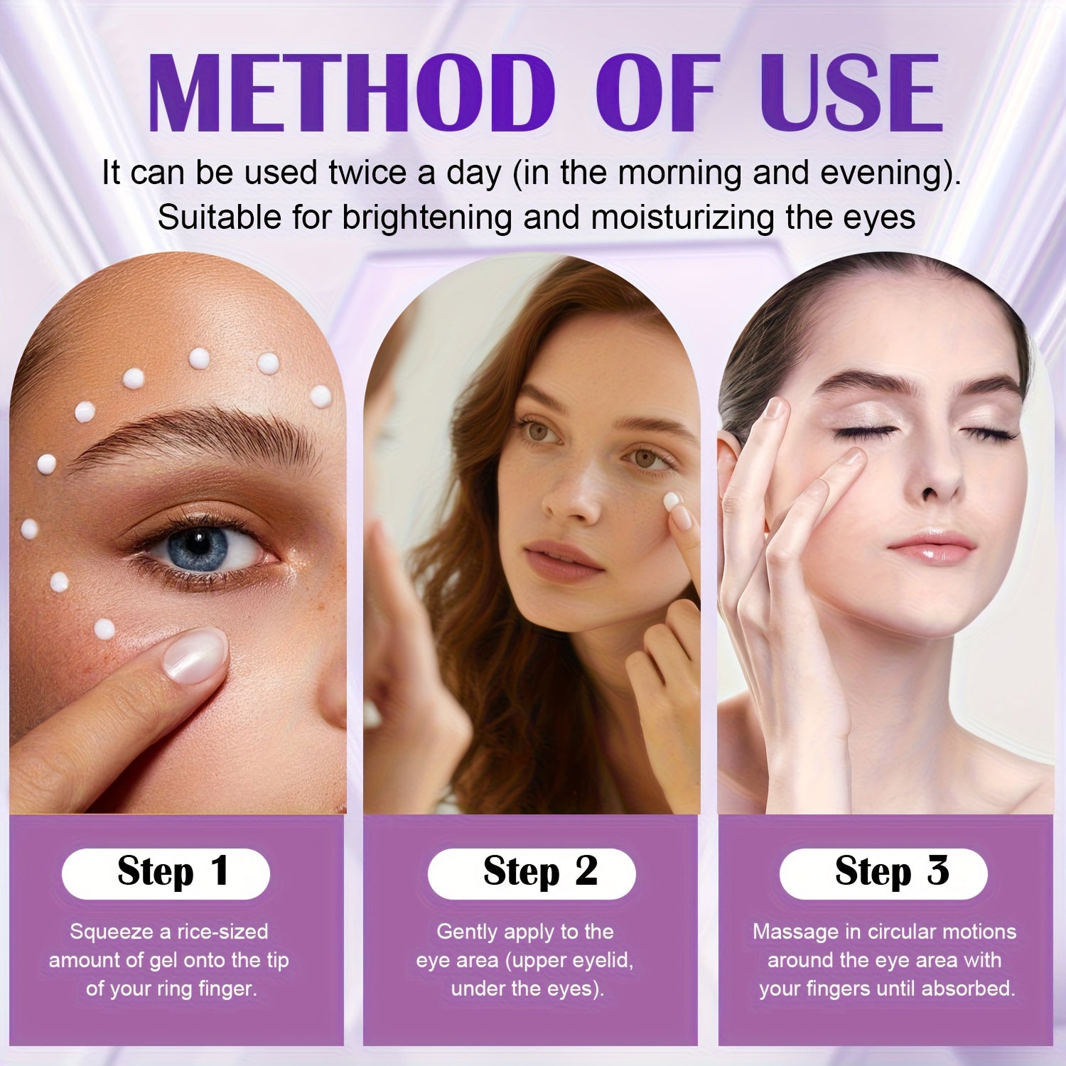 etinol & Hyaluronic Acid Eye Cream - Deep Moisturizing & Firming Formula with Rosehip & Hibiscus Extracts, Non-Greasy Light Beige Care for All Light Beige Types, Unisex Gift for Mom, Skincare Routine, Sleek Tube Design, Nourishing Ingredients